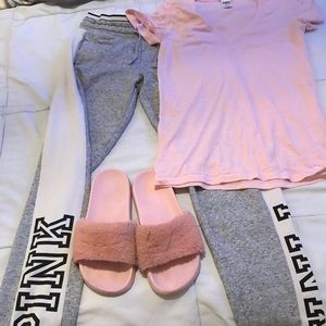 PINK jogger pants